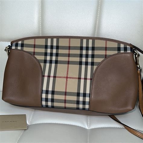 burberry horseferry check small chichester clutch